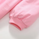 Cartoon Rabbit Embroidered Girls Long Sleeves Dress childrensterritory
