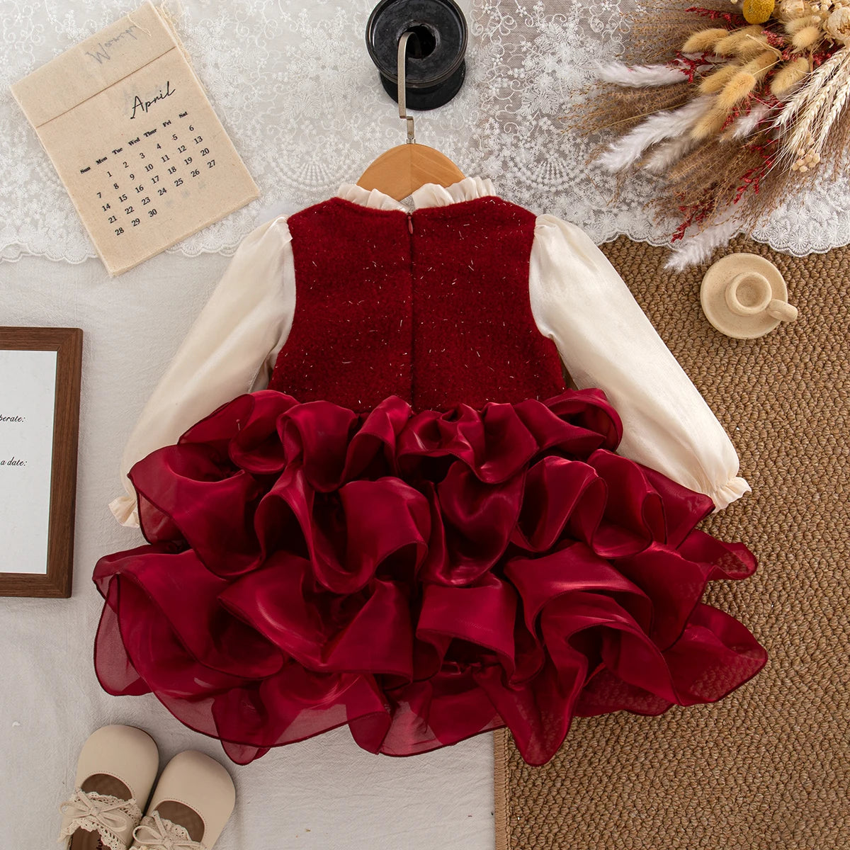 Girls’ Elegant &amp; Stylish Fluffy Party Dresses childrensterritory