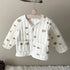 Kids Sleeveless Cotton-padded Printed Warm Coats childrensterritory