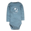 Cartoon Print Soft Cotton Bodysuits For Newborn Babies childrensterritory