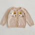 Baby Girl Flower Embroidered Knitted Cardigans childrensterritory