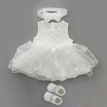 Baby Girl Pink Princess Clothing Sets for Birthday Party childrensterritory