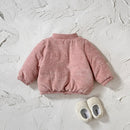 Baby Girls' Long-Sleeved Soft Winter Jackets childrensterritory