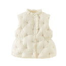 Waterproof Sleeveless Little Girls Cotton Down Jackets childrensterritory