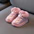 Kids Girls Waterproof Warm Shoes with Cashmere Design childrensterritory