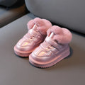 Kids Girls Waterproof Warm Shoes with Cashmere Design childrensterritory