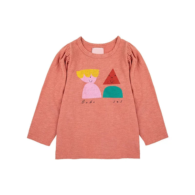 Kids Boys and Girls Trendy Long Sleeve Cool Cartoon Tops childrensterritory