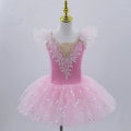 Modern Sequined Flower Tutu Ballet Dresses For Girls childrensterritory