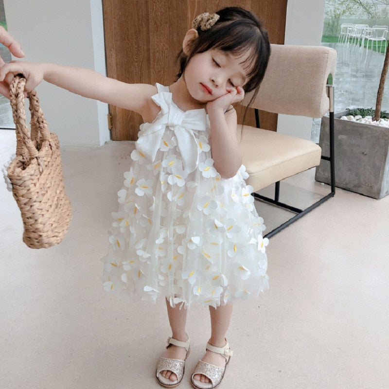Fluffy Fairy Princess Summer Dress For Baby Girl childrensterritory
