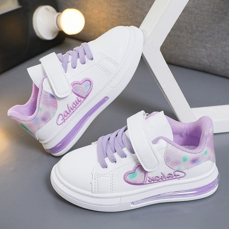 Kids Girls Love Embroidery Stylish Sports Shoes/Sneakers childrensterritory