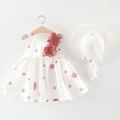 Sleeveless 2-Set Summer Beach Outfit for Girls childrensterritory