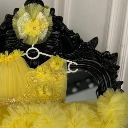 Puffy Tutu Ruffled Tulle Baby/Kid Girls Birthday Party Dress