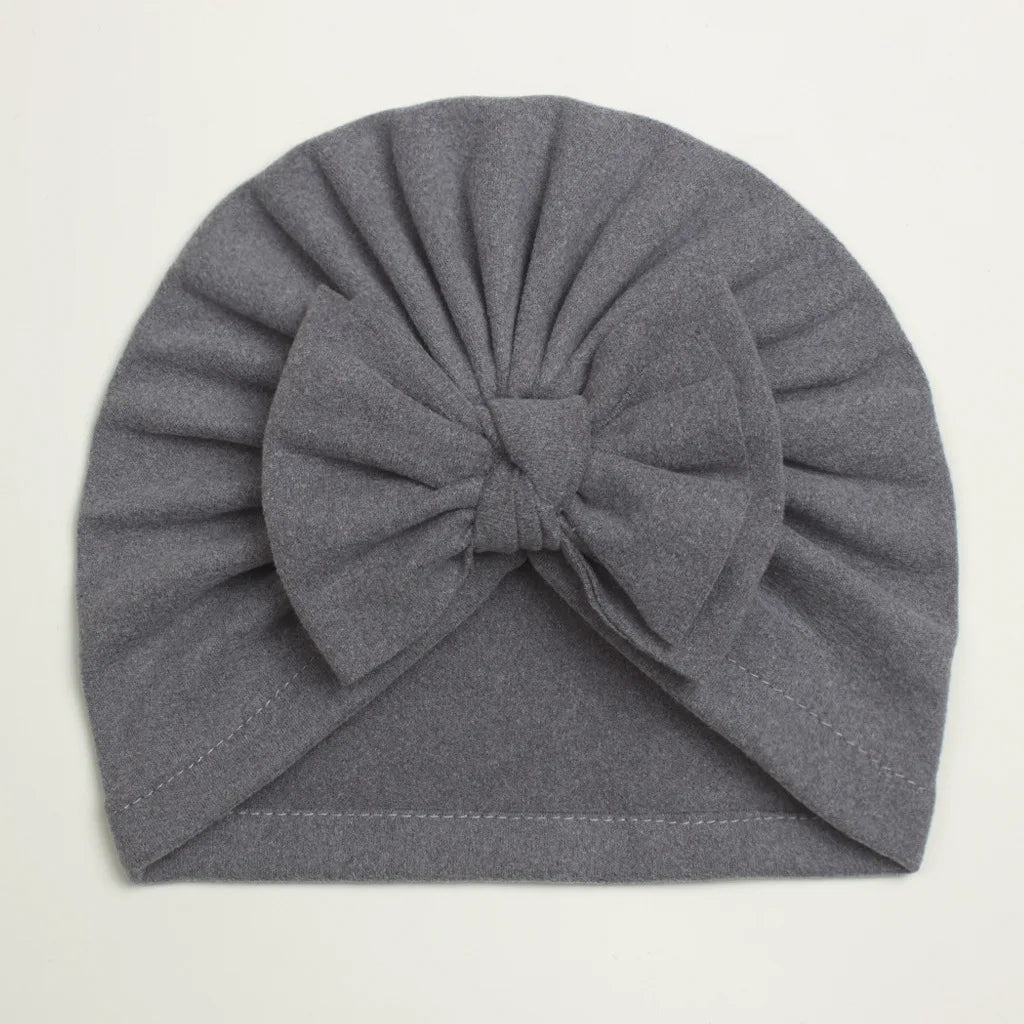 Baby Boys/Girls Bow Knotted Beanie/Photography Props