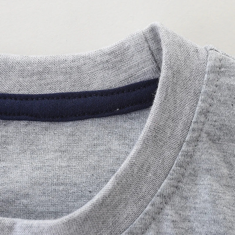 Kids Boys Helicopter Printed Summer T-shirt