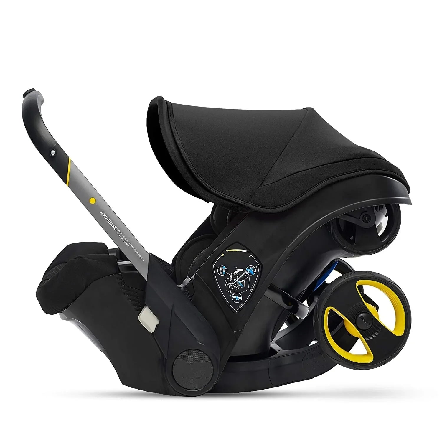 Foldable 3-in-1 Baby Carriage Prams with Car Seat childrensterritory