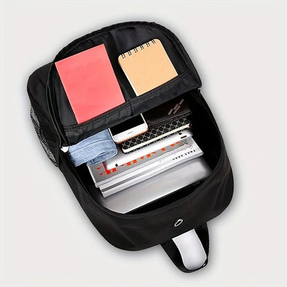 Luminous Animation 2PCS/SET School Bags For Teenagers with USB