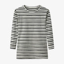 Striped Design 3/4 Sleeves Tops for Teen Girls and Woman childrensterritory