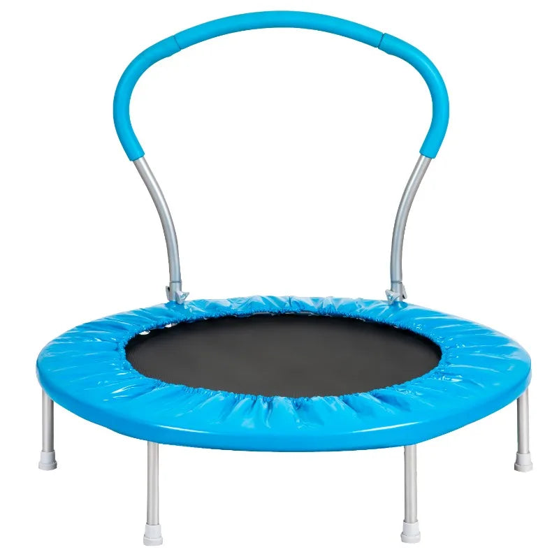 36-inch Kids' Metal Trampoline with Handles