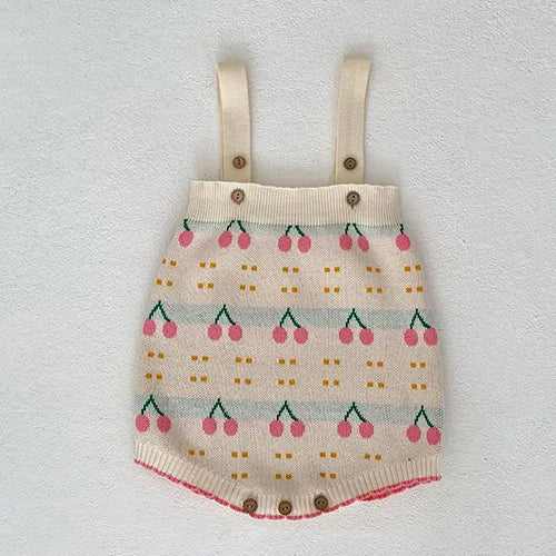 Baby Girl Hollow Out Knitwear Outfit Set