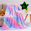 Soft Glow-in-the-Dark Cartoon Design Blanket for Kids childrensterritory