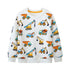 Kids Boys Cartoon Dinosaurs Print Cotton Sweatshirts childrensterritory