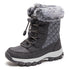 Kids Waterproof Warm Faux Fur Lined Snow Boots childrensterritory