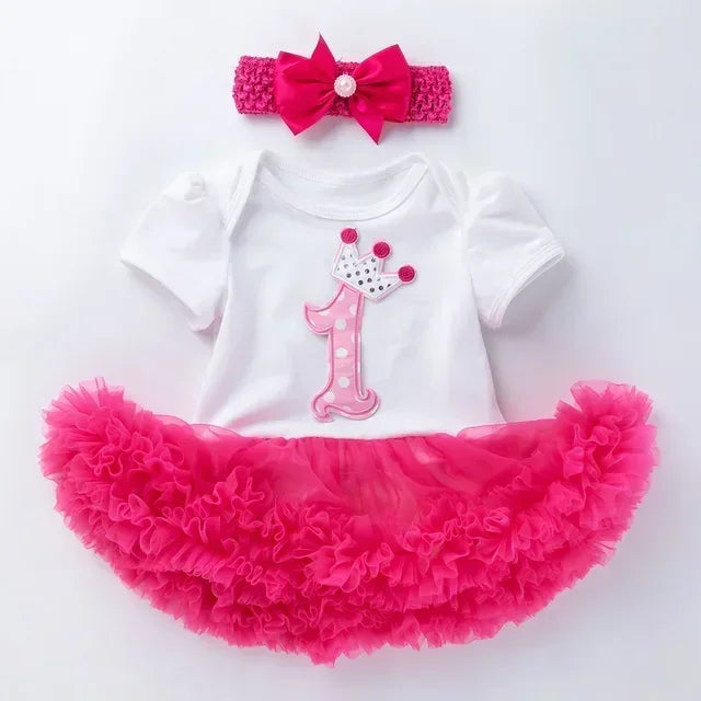 Baby Girl Tutu Romper Birthday/Party Dress