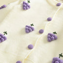 Girls’ Long-Sleeve Winter Outfit with Strawberry Design childrensterritory