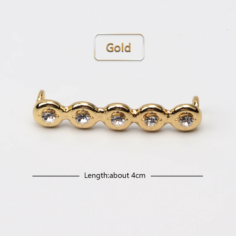 Pearl Shiny Rhinestone Sneaker Shoelace Clips for Girls childrensterritory
