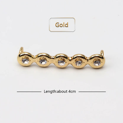 Pearl Shiny Rhinestone Sneaker Shoelace Clips for Girls childrensterritory