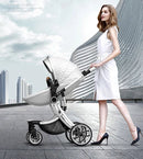 2 in 1 Folding Luxury High Landscape Baby Pram childrensterritory