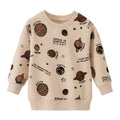 Long Sleeve Stars Cartoon Print Kid Boys Girls Sweatshirts childrensterritory