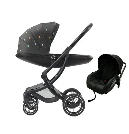 3-in-1 Egg-Shaped Baby Stroller with sleeping basket and seat childrensterritory