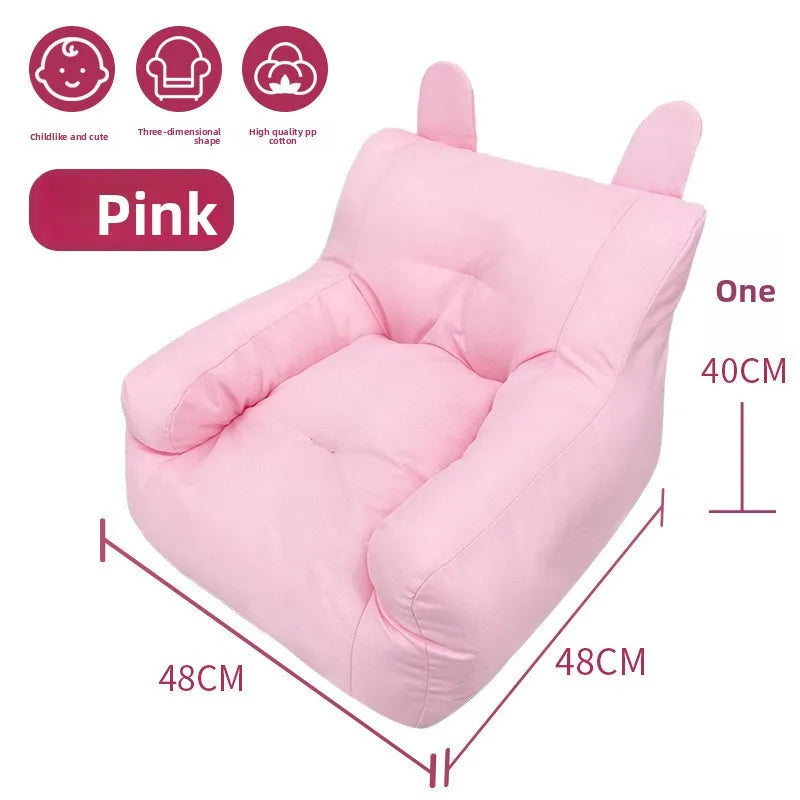 Kids Rabbit Designed Pink Color Single Sofa/Furniture