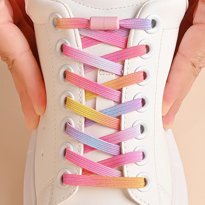 Pearl Light Design Colorful Buckle Shoelaces for Kids Shoes childrensterritory