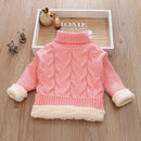 Kids Boy Girl Thick Knitted Turtleneck Sweaters childrensterritory