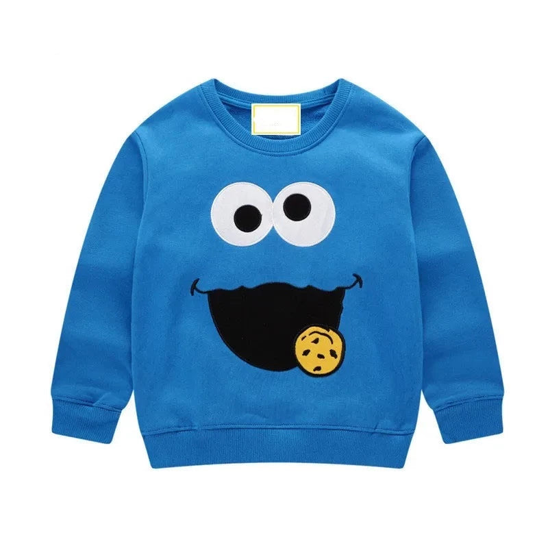 Cartoo Design Kids Girls Sweatshirts for Spring childrensterritory