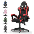 Adjustable Gamer Chairs with Lumbar Cushion + Headrest childrensterritory