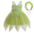 Sleeveless Butterfly Design Princess Puffy Dress For Girls childrensterritory