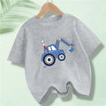 Short Sleeve Graphic Cotton Tees for Kids Boys Girls childrensterritory