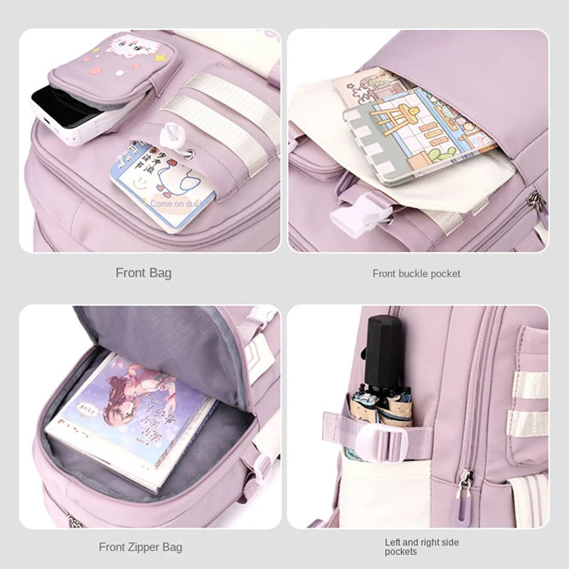 Kids’ Stylish Multicolor Travel Trolley Bag