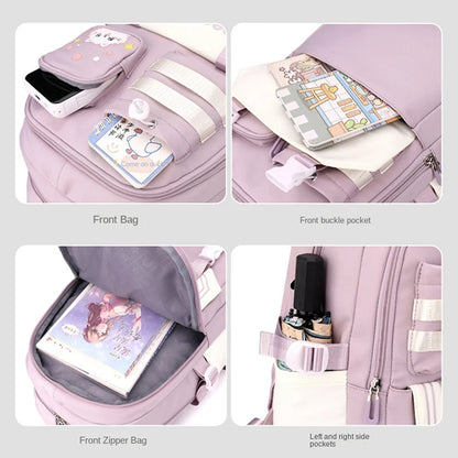 Kids’ Stylish Multicolor Travel Trolley Bag childrensterritory