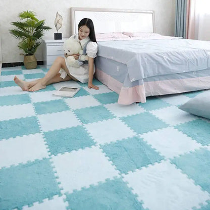 10pcs EVA foam, Soft Plush Thick Baby Puzzle Play Mat childrensterritory