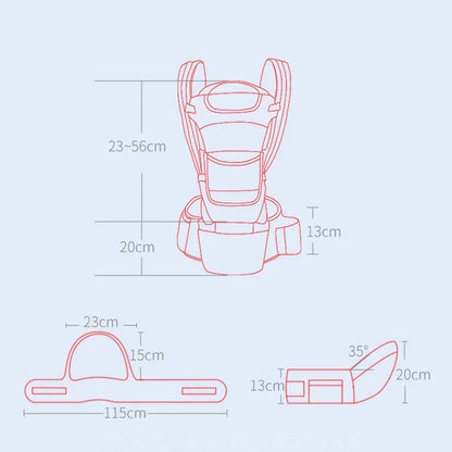 Front Facing Baby Carrier Portable Infant Hipseat childrensterritory