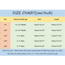 Tie-Dye Ruffles Kids Girls Zipper Beachwear Swimwear