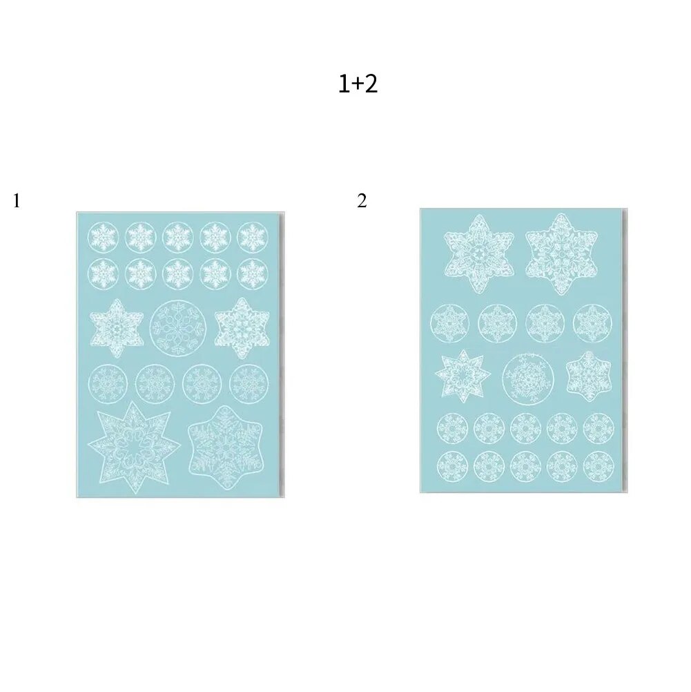 Santa Claus Snowflake Christmas Window/Wall Decals childrensterritory