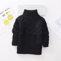 Kids Boy Girl Thick Knitted Turtleneck Sweaters childrensterritory