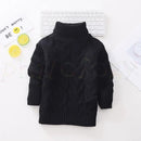 Kids Boy Girl Thick Knitted Turtleneck Sweaters childrensterritory