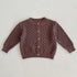 Baby Girls Long Sleeves Floral Embroidery Knitted Cardigans childrensterritory
