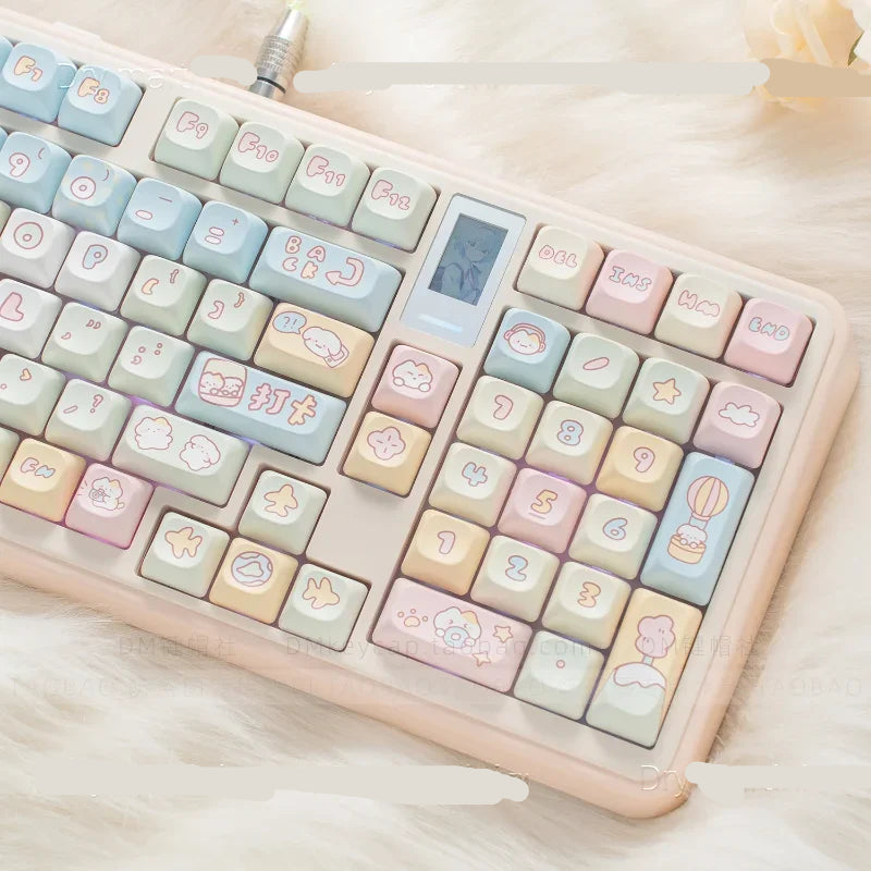 Wireless Customized Cute Cartoon Mechanical Keyboard childrensterritory